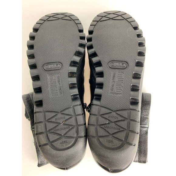 Women's Munro Riley Black Leather Boots size 5.5 - Picture 10 of 10